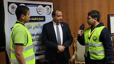 رئيس جامعة بني سويف يشهد 