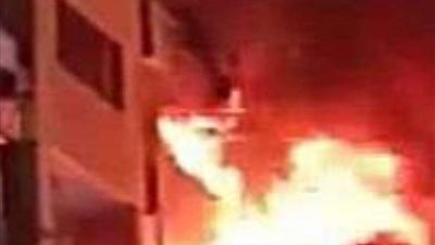 إخماد حريق في شقة سكنية بالمرج