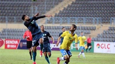 الإسماعيلى يتعادل مع إنبي بهدفين في الشوط الأول