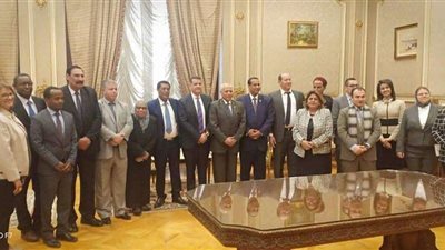 تفاصيل لقاء لجنة الشئون الافريقية مع السفير دينا مفتي سفير اثيوبيا بمصر