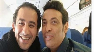 سعد الصغير يعرب عن سعادته بلقاء أحمد حلمي