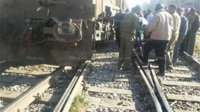 التحفظ على سائق قطار شبين الكوم الجديد