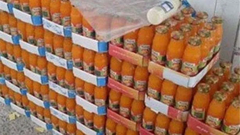 ضبط 8 آلاف عبوة عصير فاسدة في كفر الشيخ