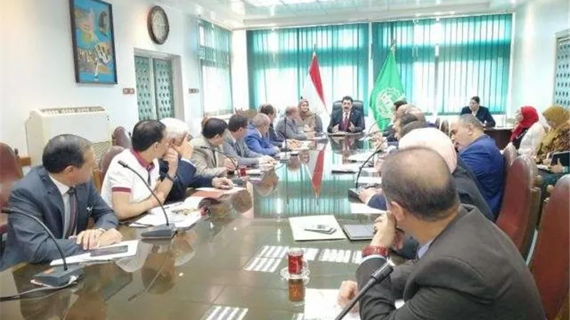 محافظ القليوبيةيجتمع بأعضاء مجلس النواب لبحث المشكلات