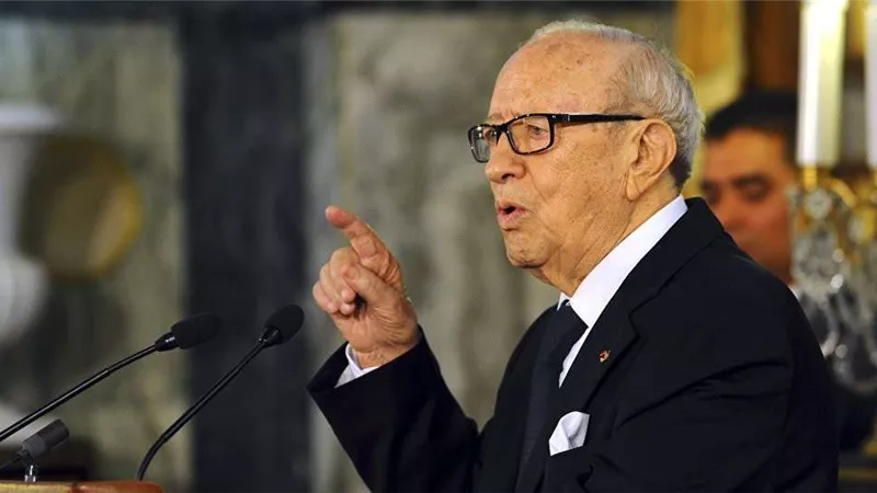 السبسي يتغنى بالشعر مدحا في مصر وشعبها