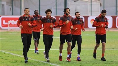 تدريبات خفيفة للأهلي قبل مواجهة الاتحاد