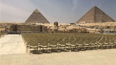 صبحي وأبو ريدة يتفقدان منطقة سفح الأهرامات قبل قرعة أمم إفريقيا