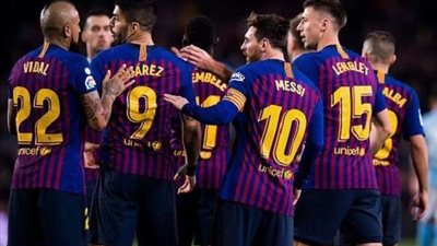 قائمة برشلونة لمواجهة أتلتيكو مدريد