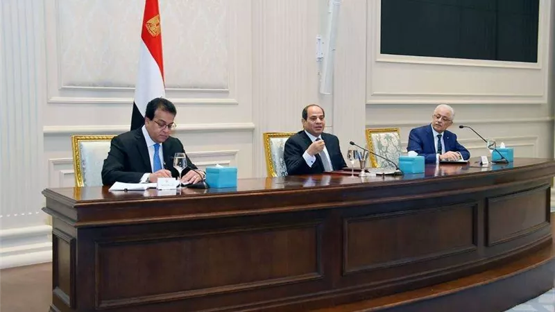 تفاصيل اجتماع الرئيس بالمجلس الأعلى للجامعات
