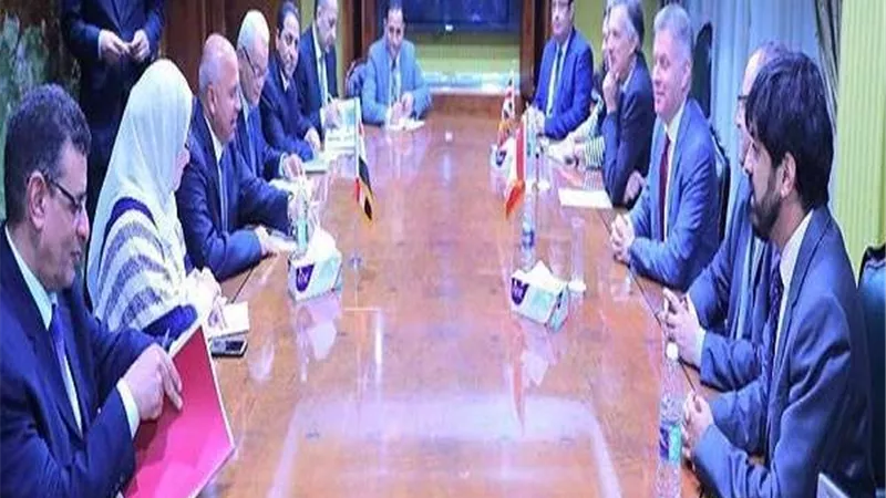 تفاصيل لقاء كامل الوزير بالسفير البريطاني بالقاهرة