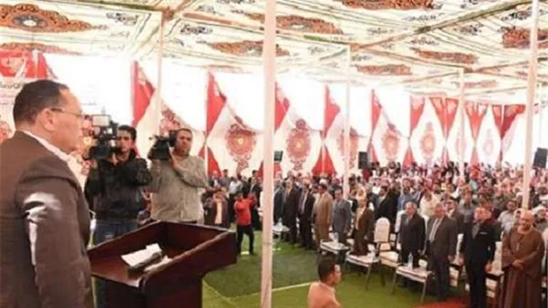 محافظ الشرقية يشهد احتفالية لأهالي بحر البقر في الذكرى الـ 49 للمجزرة