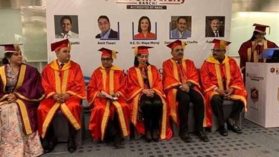 مايا مرسي تحصل على الدكتوراة الفخرية في الفلسفة من جامعة 