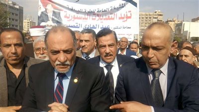 بالصور.. مسيرة للطرق الصوفية لدعم تعديل الدستور بمدينة نصر