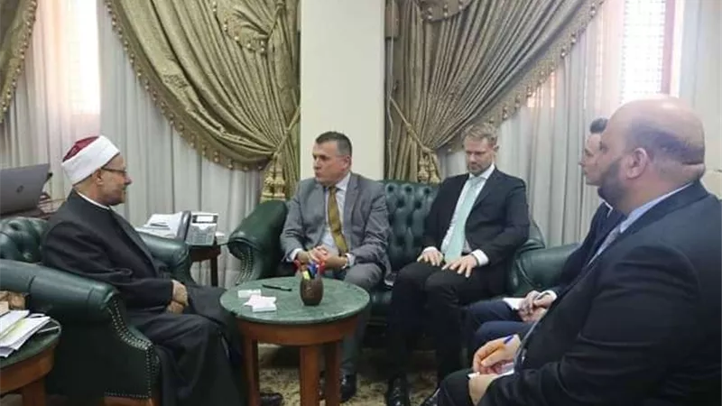 مفتي الجمهورية يستقبل وفدا سويديًا لتعزيز التعاون الديني بين الجانبين
