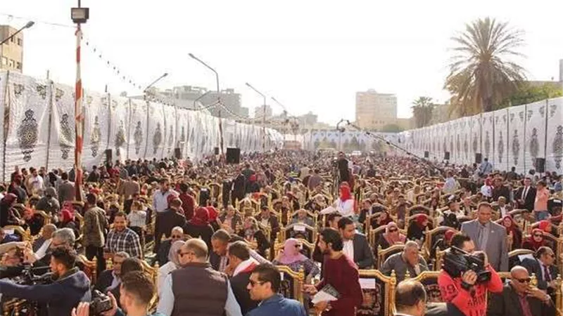 أهالي العياط يعقدون مؤتمر جماهيري لدعم التعديلات الدستورية