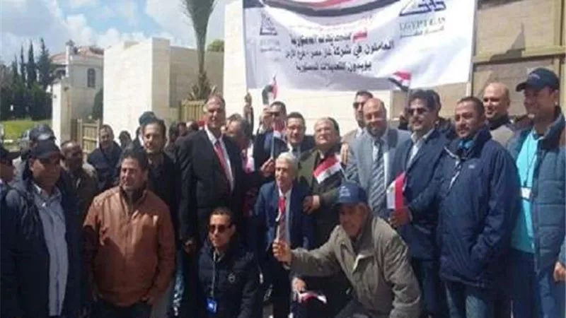 وفد نقابة الصحافة والطباعة بالأردن يدلي بصوته في مقر السفارة