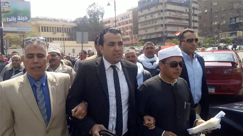 بالصور..مسيرة حاشدة لأعضاء حزب مستقبل وطن امانة شرق بمدينة نصر