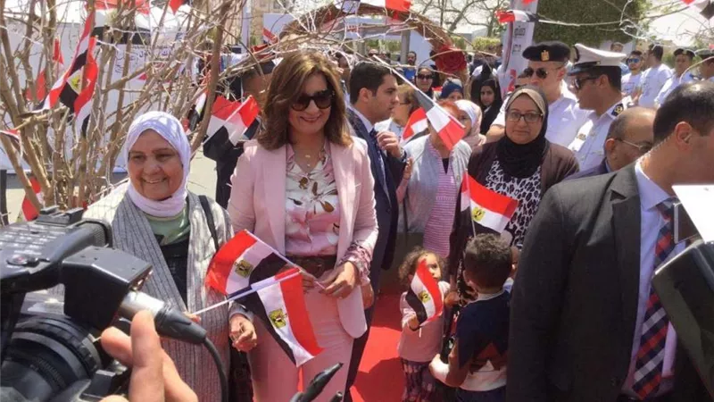 نبيلة مكرم: الاستفتاء على التعديلات الدستورية 