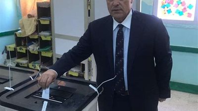 بالصور.. أبوريدة يدلي بصوته في استفتاء التعديلات الدستورية