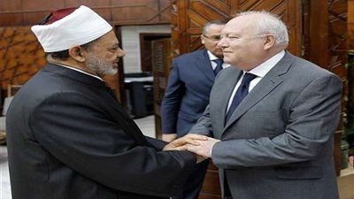 شيخ الأزهر يستقبل ممثل اللأمم المتحدة لنشر السلام ومواجهة والتطرف