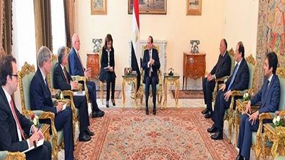 السيسي يستقبل عضو الائتلاف المسيحي بـ