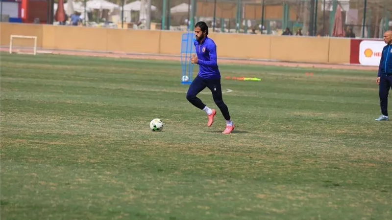 مروان محسن يشارك في تدريبات الأهلي