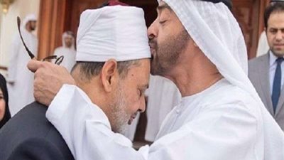 الإمام الأكبر يتبادل التهاني مع ولي عهد أبوظبي بمناسبة حلول رمضان