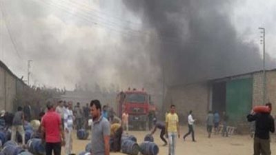 السيطرة على حريق بمصنع للبلاستيك بشبرا الخيمة