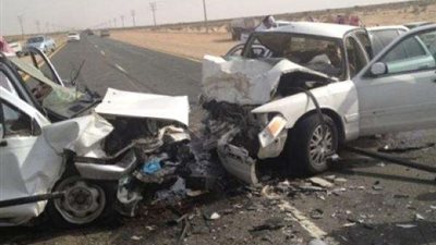سقوط 4 مصابين إثر حادث مروع بالبدرشين