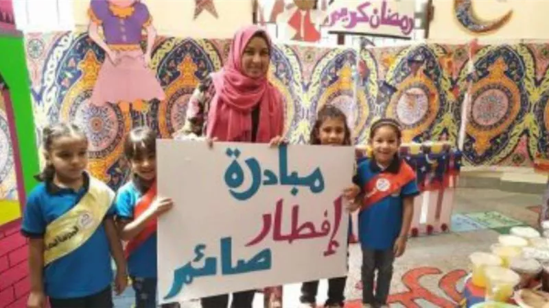 طلاب المدرسة المصرية اليابانية بالسويس ينظمون مبادرة 