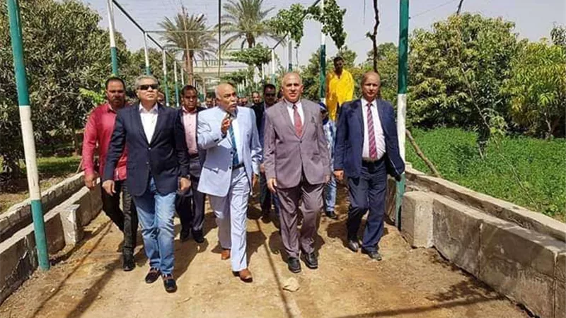وزير الري ومحافظ المنيا يفتتحان مؤتمر 