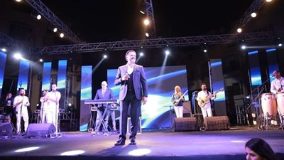 بالصور.. راغب علامة يحيي سهرة رمضانية بحضور نجوم الفن