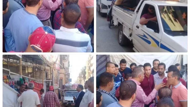 حملات مكثفة لإزالة الإشغالات والتعديات على الطرق بأسيوط