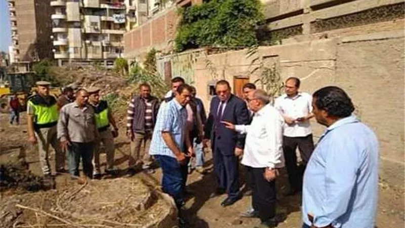 إزالة 31 حالة تعدي على الأراضي الزراعية بالزقازيق