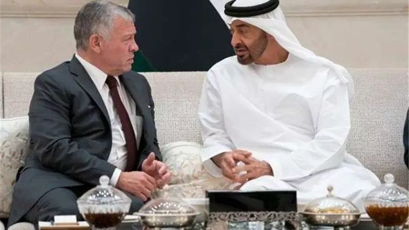 ولي عهد أبوظبي والعاهل الأردني يؤكدان متانة العلاقات التاريخية بين البلدين