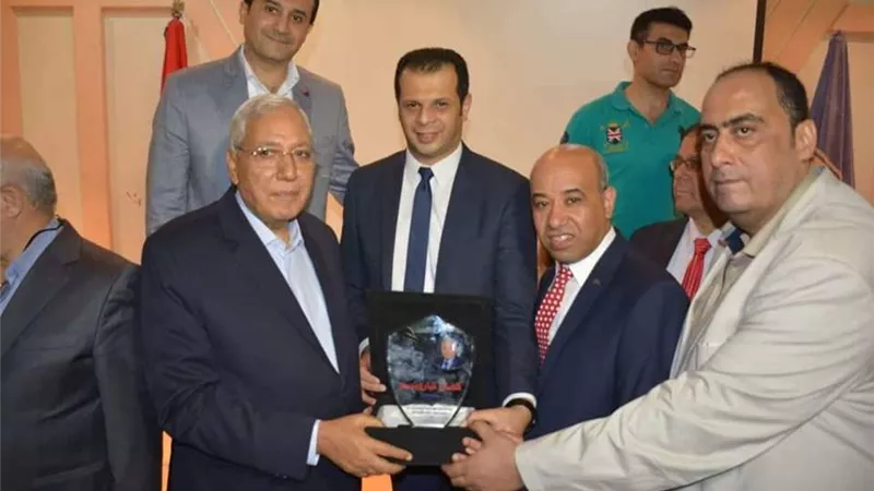 محافظ الدقهلية يسارك في احتفالية الأبطال المتميزين بنادي الحوار الرياضي