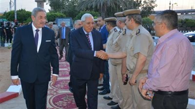 محافظ الدقهلية يشهد إفطار جماعي بمعسكر الأمن بسندوب