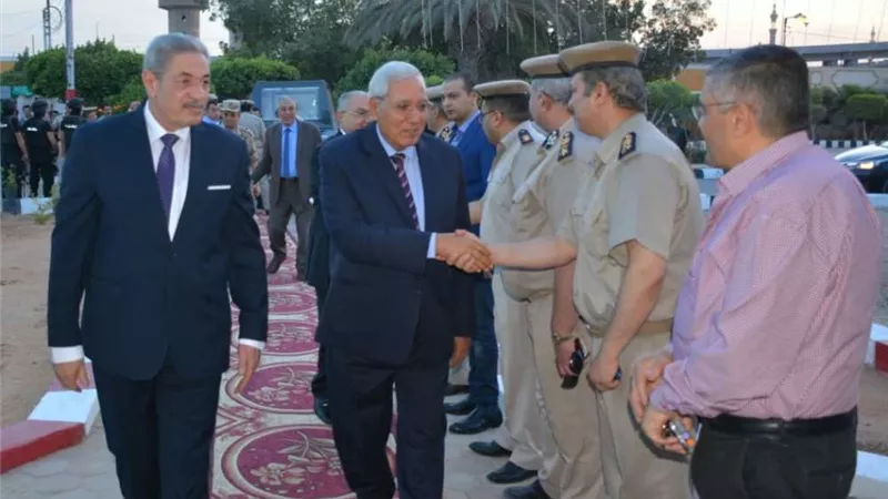 محافظ الدقهلية يشهد إفطار جماعي بمعسكر الأمن بسندوب