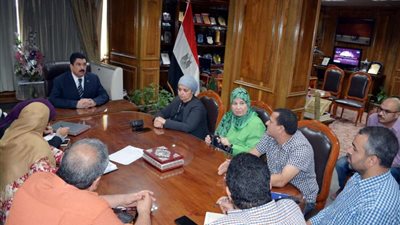 محافظ القليوبية يناقش المخطط التفصيلي لمدينة القناطر الخيرية