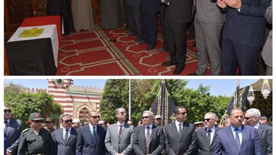 محافظ أسيوط يتلقى العزاء في مدير أمن الأمن