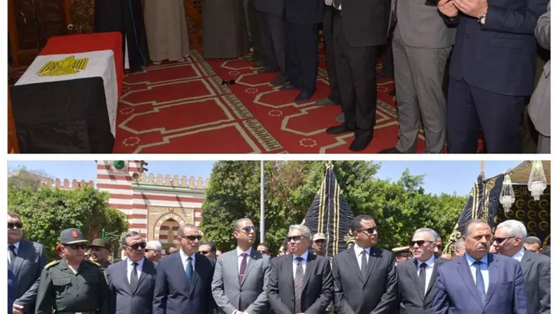 محافظ أسيوط يتلقى العزاء في مدير أمن الأمن