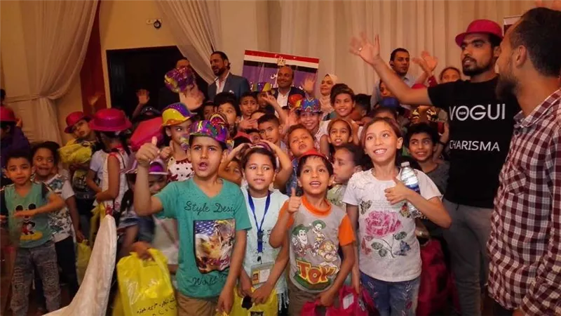 بالصور.. مجلس الإعلاميين الدوليين ينظم حفل للأيتام قبل العيد