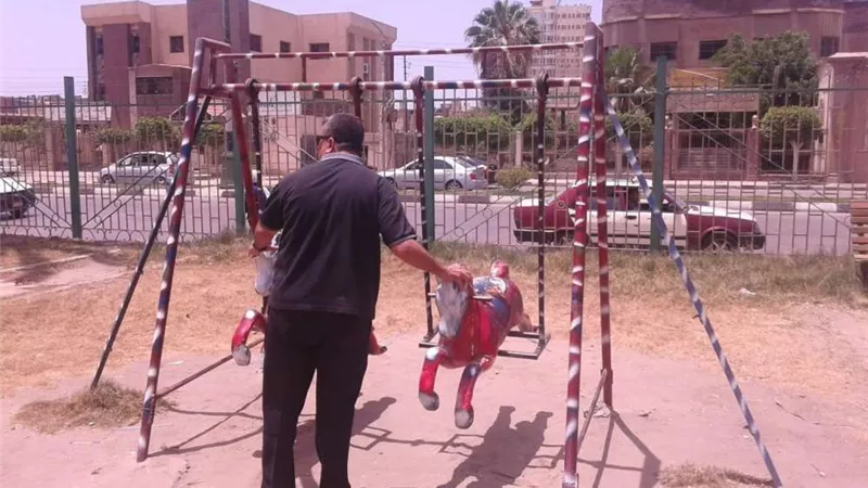 المنصورة تتزين لاستقبال عيد الفطر المبارك