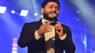 تامر حسنى يحي حفل عيد الفطر بالتجمع الأول