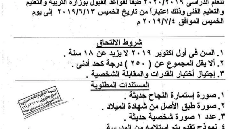 فتح باب التنسيق بمدرسة مياه الشرب والصرف الصحي ببني سويف