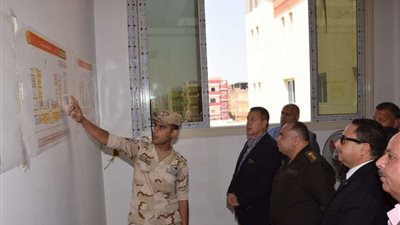 محافظ بني سويف يتفقد مشروع الكلية التكنولوجية