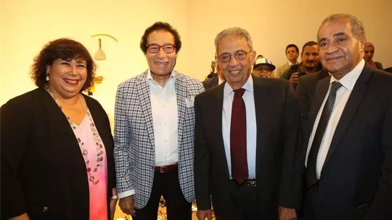 وزيرة الثقافة في رحلة تشكيلية برفقة ٧٨ فنانًا من ٥٢ دولة على أرض مصر
