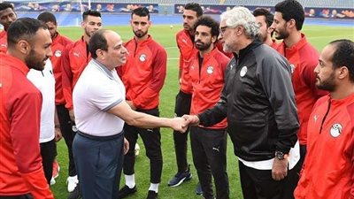 عبد الرحيم علي: زيارة الرئيس للمنتخب أكبر حافز لنجوم الفراعنة