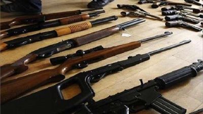 ضبط 411 قطعة سلاح بحوزة 209 متهمين