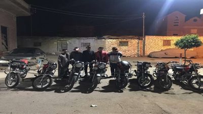 حبس عاطلين بتهمة تشكيل عصابي تخصص في سرقة الدراجات البخارية بالمرج 4 أيام